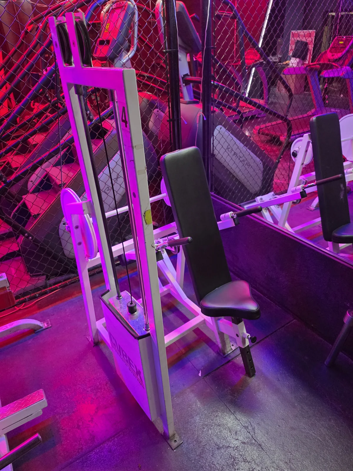 Cybex weight-stack dip machine with adjustable handles at Iron Arms Gym