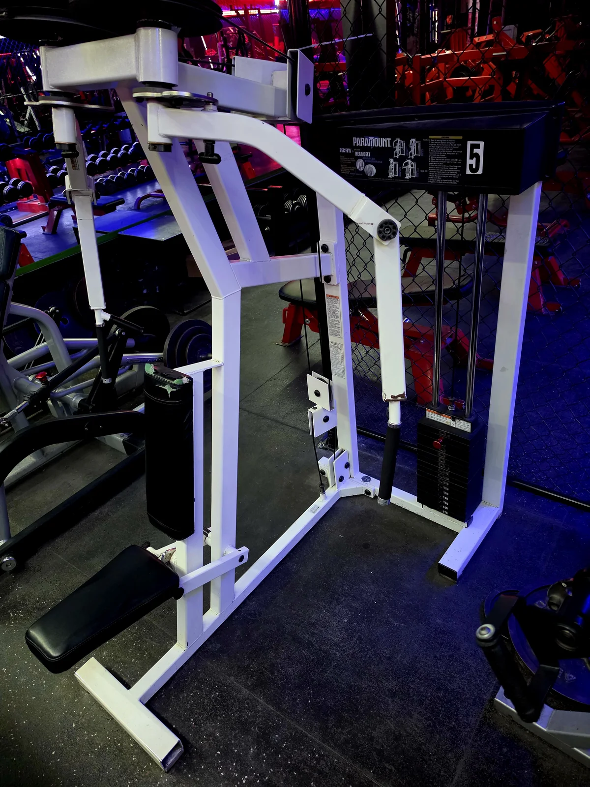 Paramount chest fly machine at Iron Arms Gym