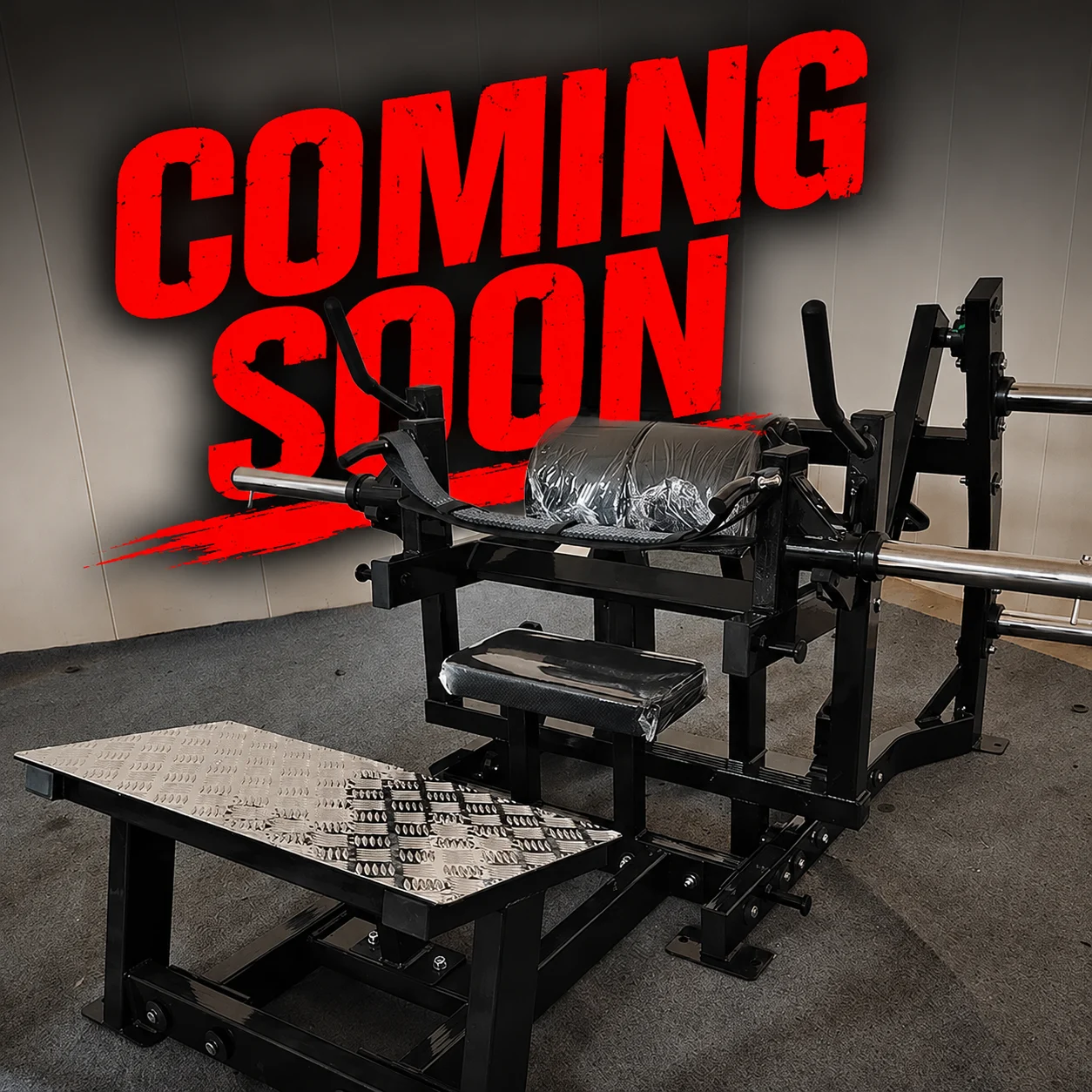 Belt hip thrust machine coming soon to Iron Arms Gym